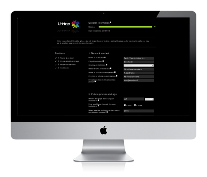 UMAP questionnaire formulier